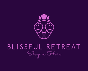 Floral Perfume Scent Logo