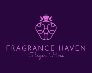 Scent - Floral Perfume Scent logo design