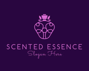 Perfume - Floral Perfume Scent logo design