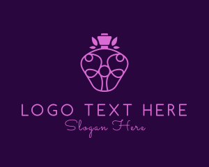 Floral Perfume Scent Logo