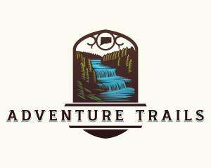 Adventure Waterfalls Park logo design