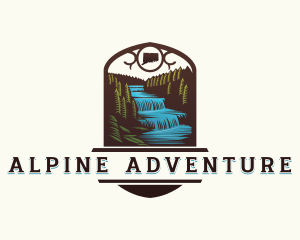 Adventure Waterfalls Park logo design