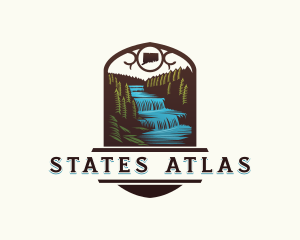 Adventure Waterfalls Park logo design