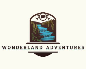 Adventure Waterfalls Park logo design