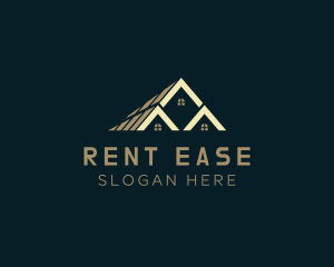 Residential House Roofing logo design