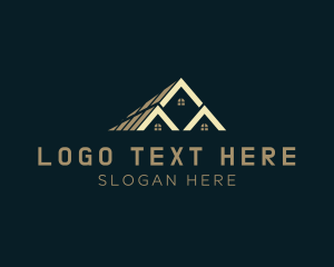 Residential - Residential House Roofing logo design