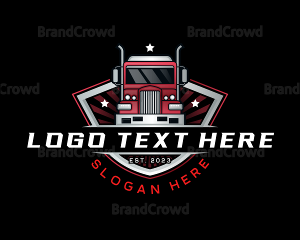 Truck Forwarding Vehicle Logo