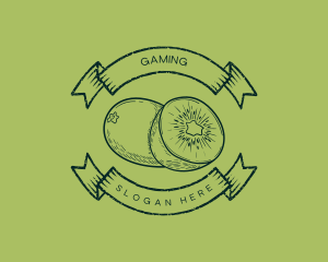 Emblem - Kiwi Fruit Badge logo design