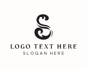 Travel - Creative Water Wave Letter S logo design