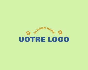 Cute Childish Wordmark Logo