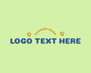 Cute Childish Wordmark Logo