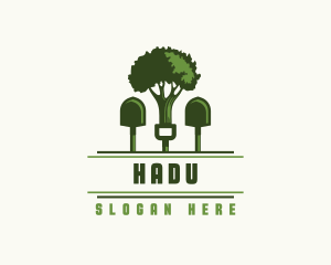 Shovel Tree Landscaping Logo