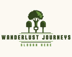 Shovel Tree Landscaping Logo