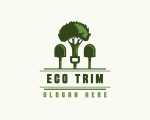 Shovel Tree Landscaping logo design