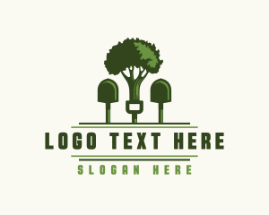 Shovel Tree Landscaping Logo