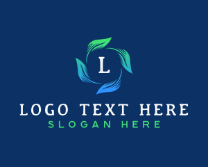 Nature - Natural Leaves Organic logo design