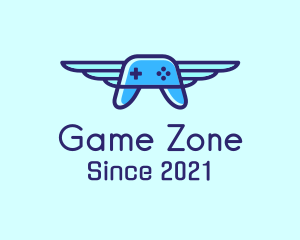 Flying Game Controller logo design