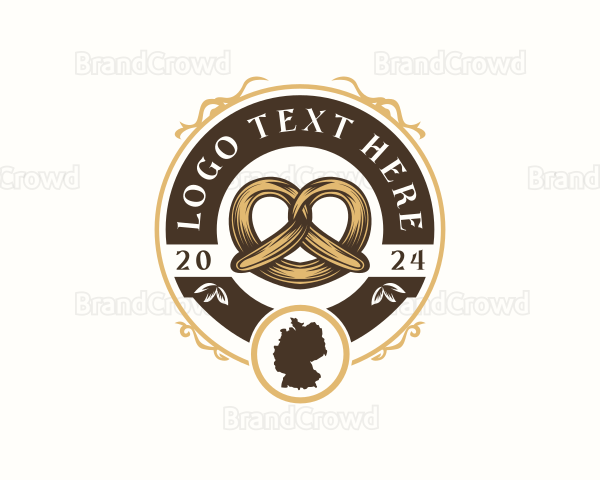 Germany Baked Pretzel Logo