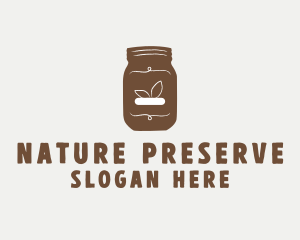 Preserve - Brown Hipster Jar logo design