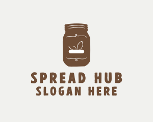 Spread - Brown Hipster Jar logo design