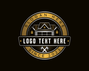 Axe - Realtor Roofing Builder logo design