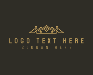 Housing - House Roof Builder logo design