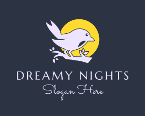 Night Bird Moon logo design