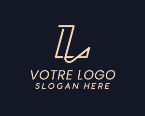 Letter L - Fashion Couture Seamstress logo design