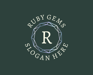 Ruby - Shiny Jewelry Crystal logo design