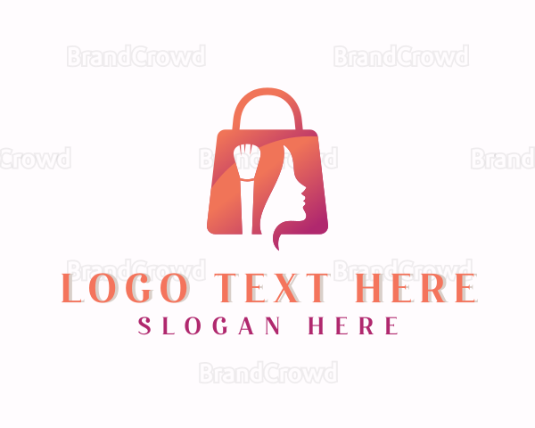 Feminine Cosmetics Boutique Bag Logo