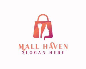 Feminine Cosmetics Boutique Bag logo design