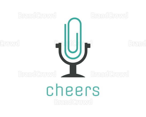 Paper Clip Podcast Logo