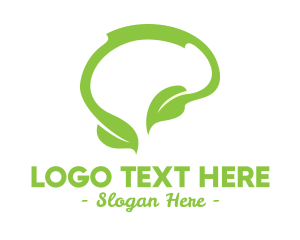 Thinking - Green Natural Thinking logo design