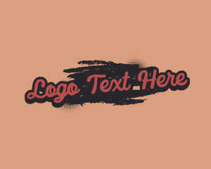 Cursive - Paint Mural Business logo design