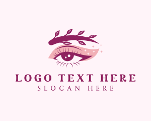 Pink - Natural Eyebrow Cosmetics logo design