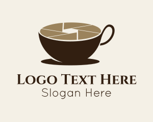 Coffee Cup Shutter Photography Logo