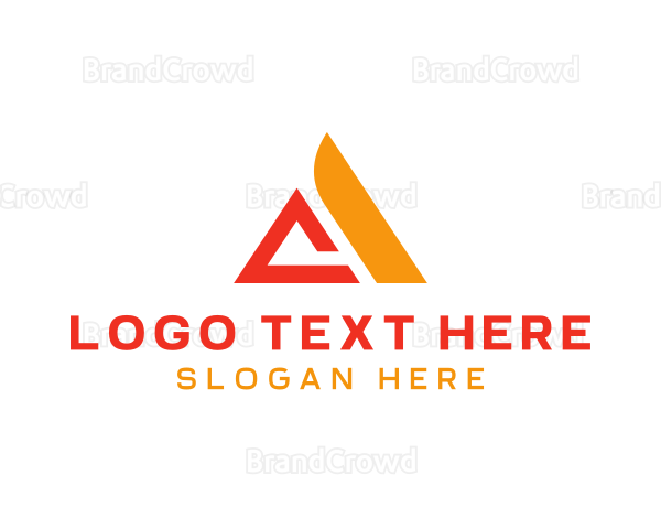 Logistics Mover Letter A Logo
