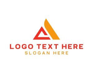 Shipping - Logistics Mover Letter A logo design
