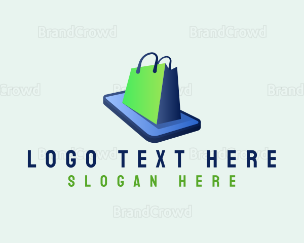 Online Shop Cellphone App Logo