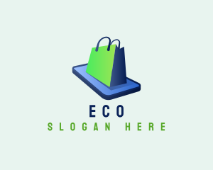 Online Shop Cellphone App Logo