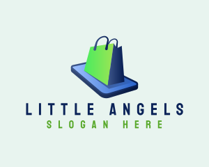 Shop - Online Shop Cellphone App logo design