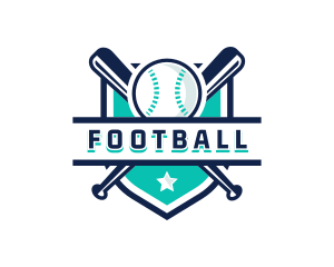 Baseball Sport League Logo