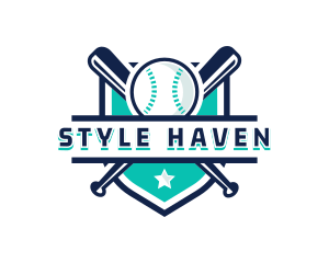Mitt - Baseball Sport League logo design