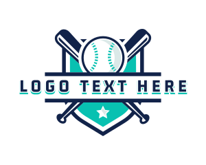 Baseball Sport League Logo