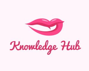 Sexy Pink Lips Logo