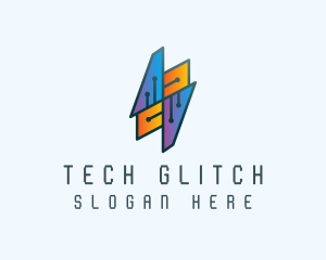 Tech Circuit Network logo design