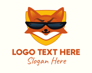 Animal - Cool Fox Sunglasses logo design