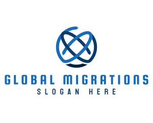 Global Cycle Orbit Business logo design