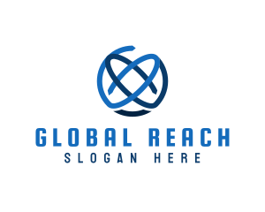 Global Cycle Orbit Business logo design