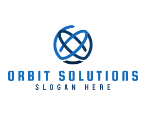 Global Cycle Orbit Business logo design